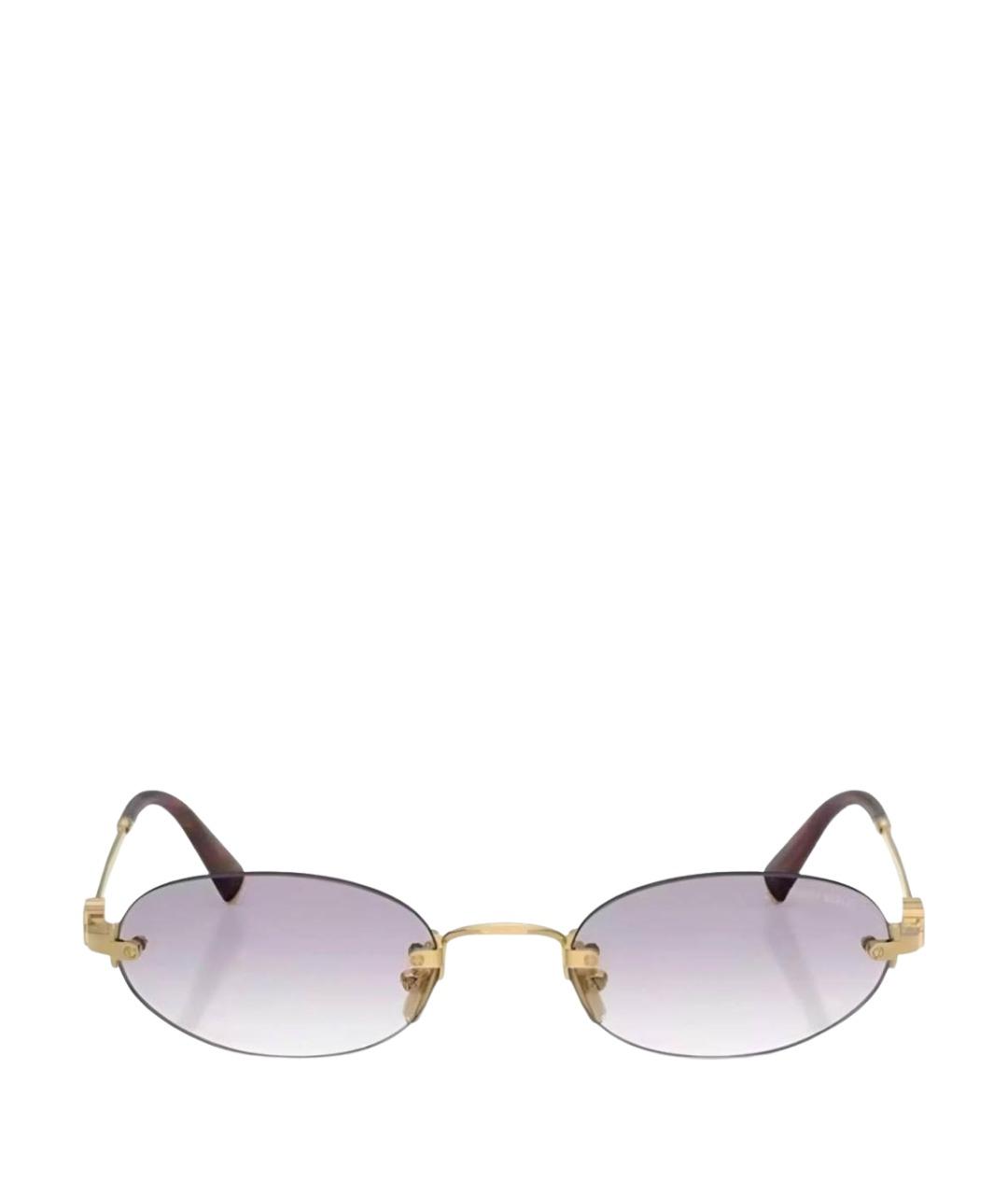 MIU MIU Мульти металлические солнцезащитные очки, фото 1