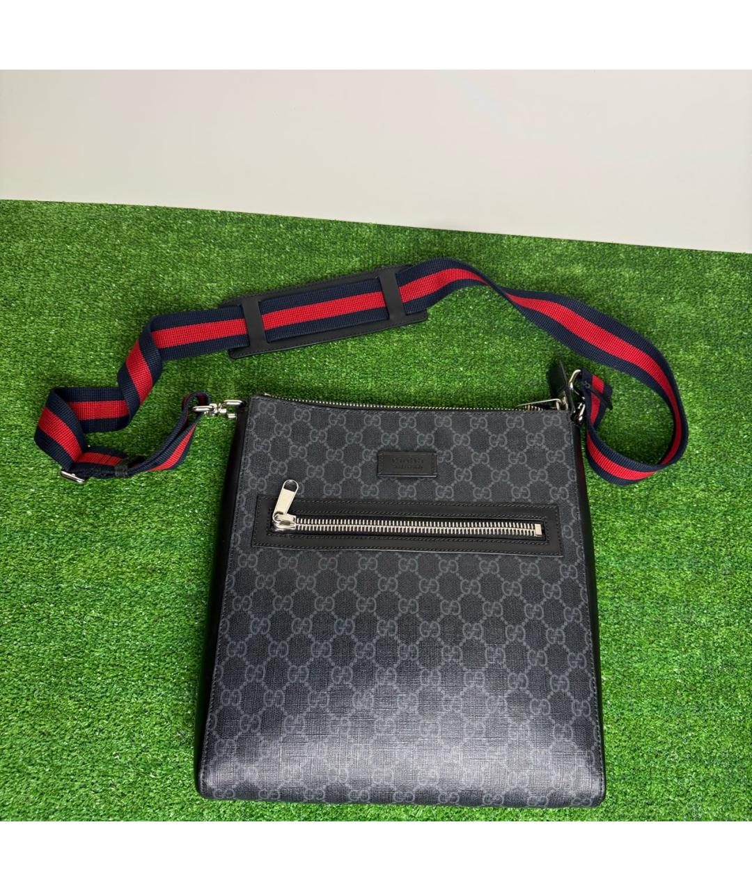 GUCCI Черная кожаная сумка на плечо, фото 2