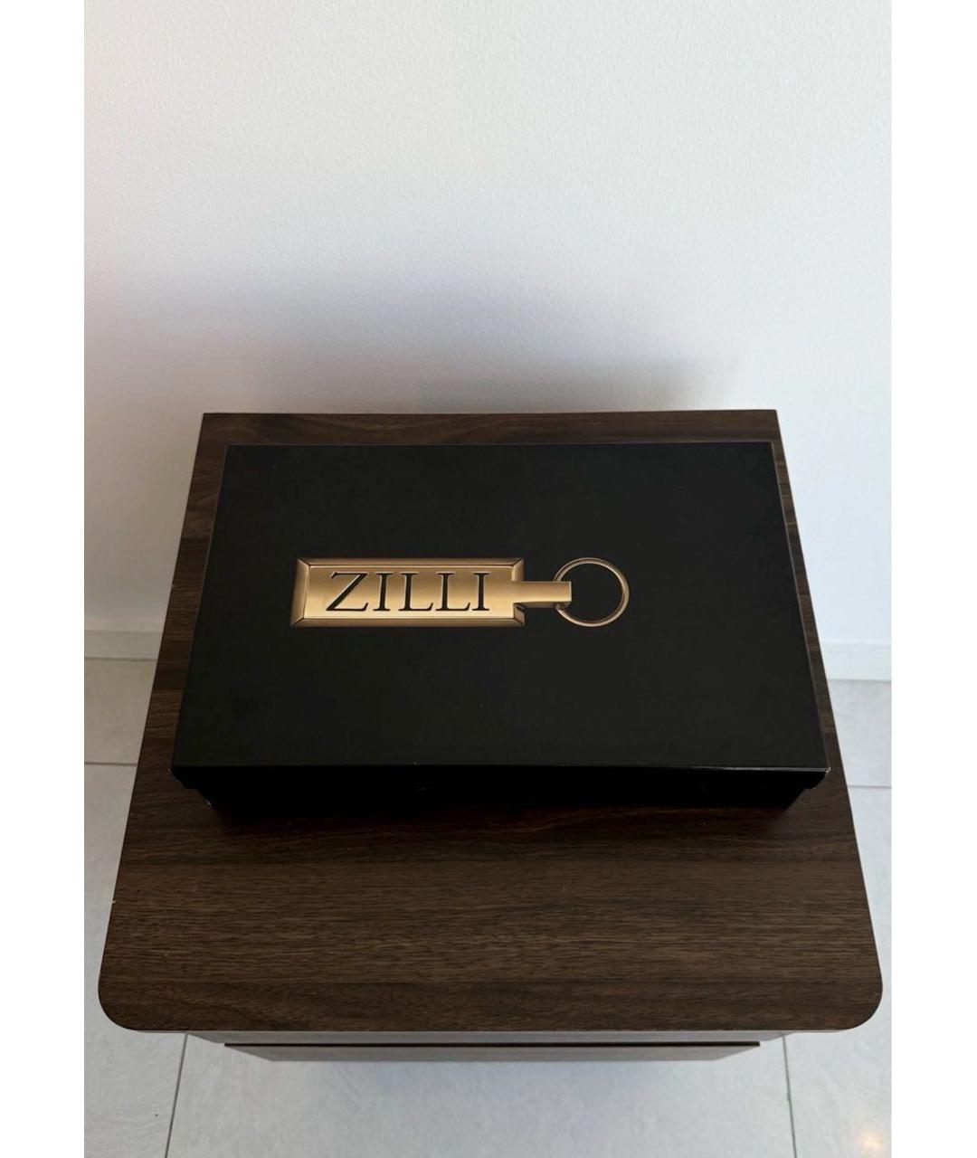 ZILLI Синяя хлопковая классическая рубашка, фото 8