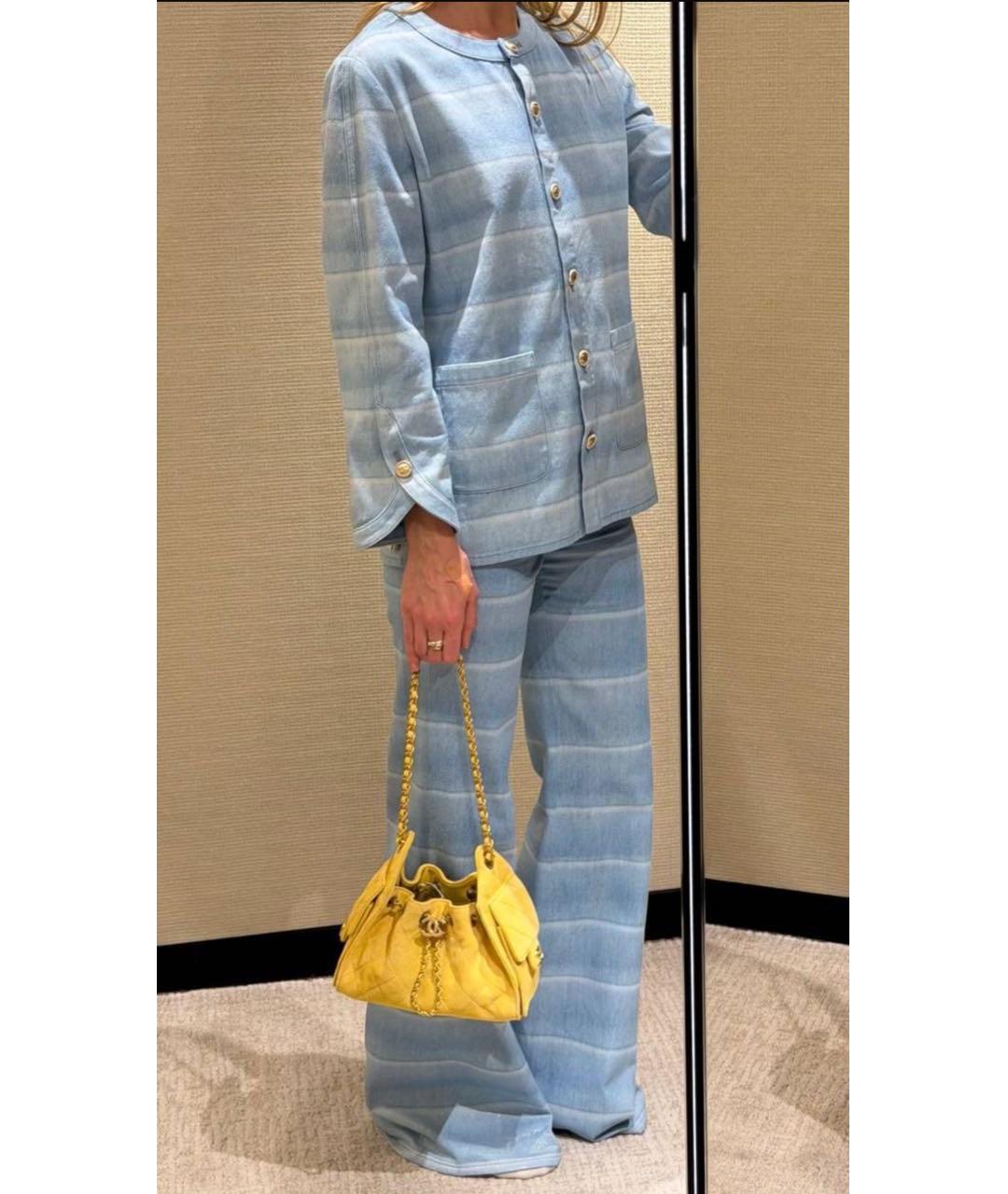 CHANEL Голубой костюм с брюками, фото 2