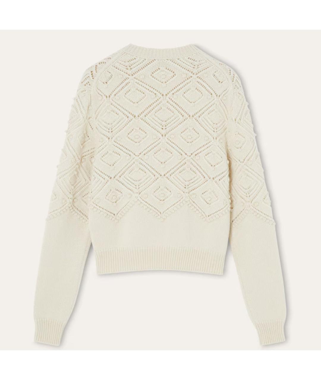 LORO PIANA Бежевый кашемировый джемпер / свитер, фото 2