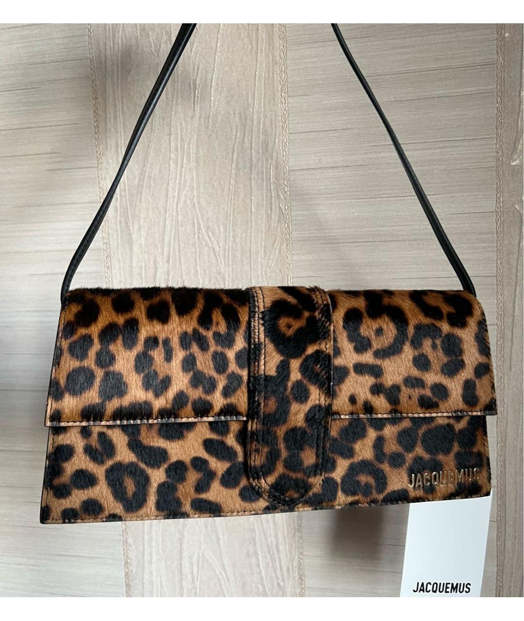 JACQUEMUS Коричневая сумка через плечо, фото 7
