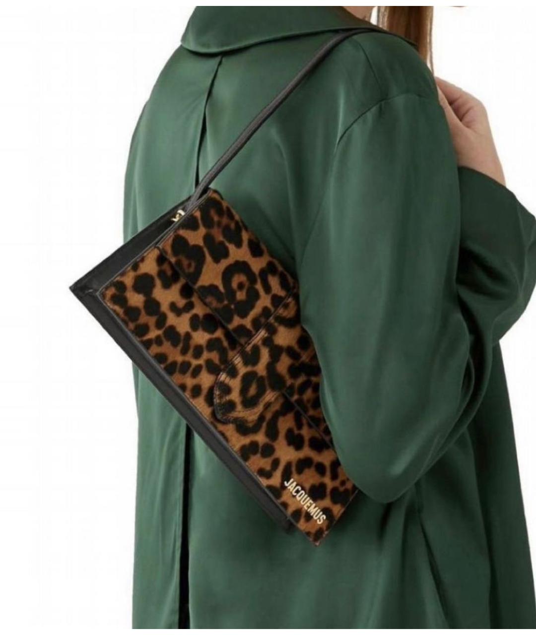 JACQUEMUS Коричневая сумка через плечо, фото 2