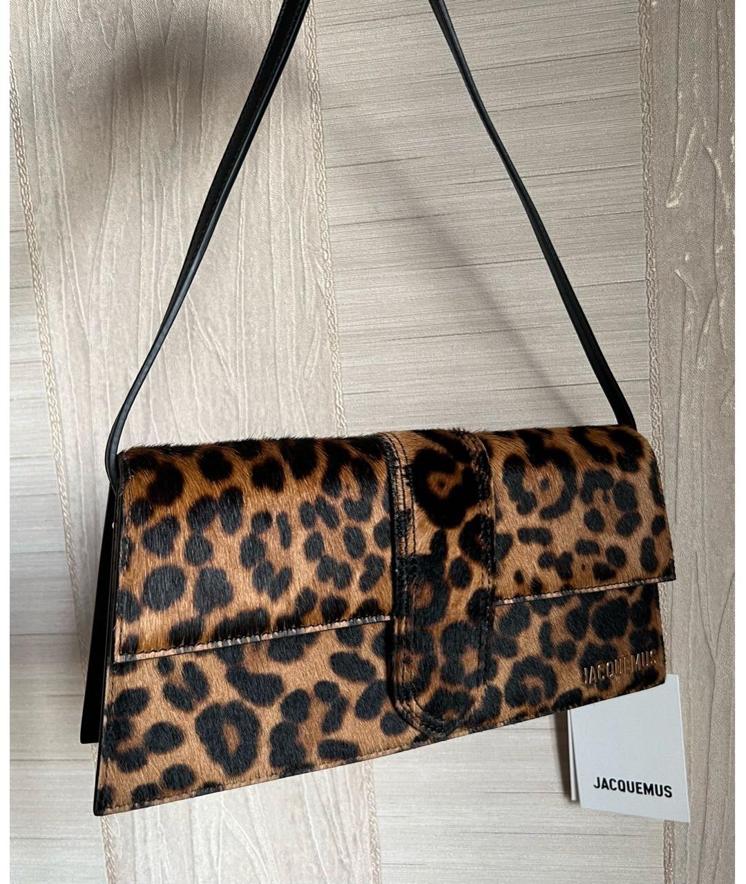JACQUEMUS Коричневая сумка через плечо, фото 6