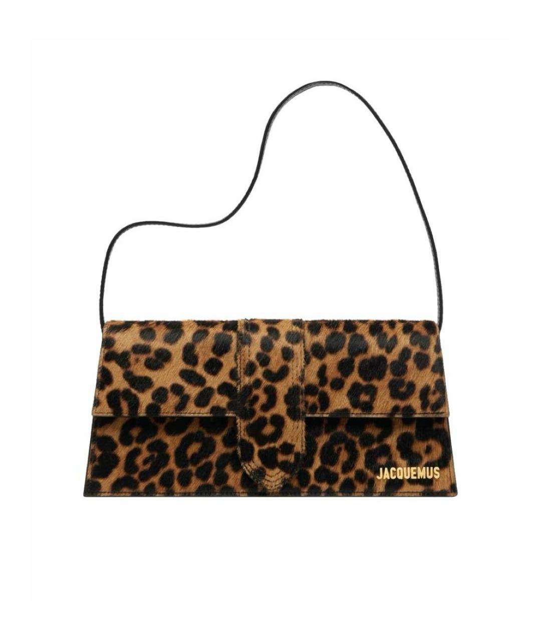 JACQUEMUS Коричневая сумка через плечо, фото 1