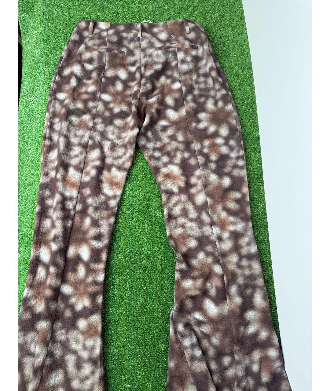 ACNE STUDIOS Мульти полиэстеровые брюки широкие, фото 4