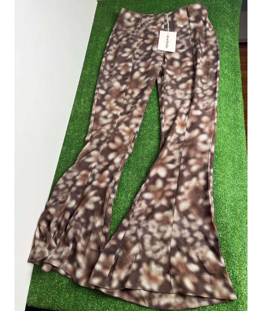 ACNE STUDIOS Мульти полиэстеровые брюки широкие, фото 3