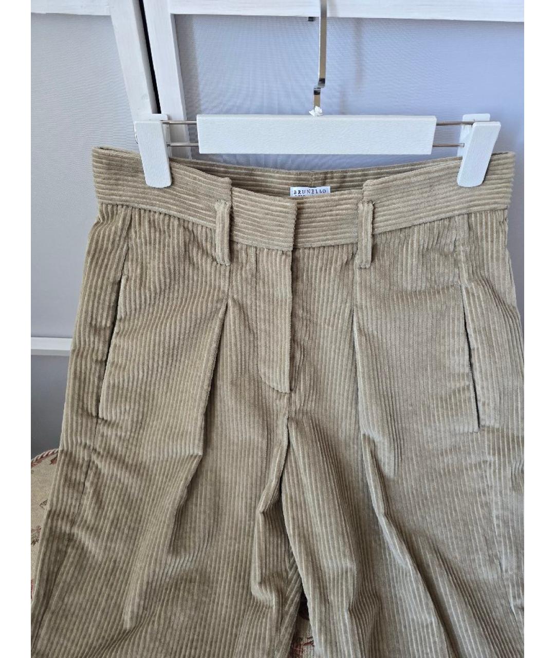 BRUNELLO CUCINELLI Хлопковые прямые брюки, фото 7