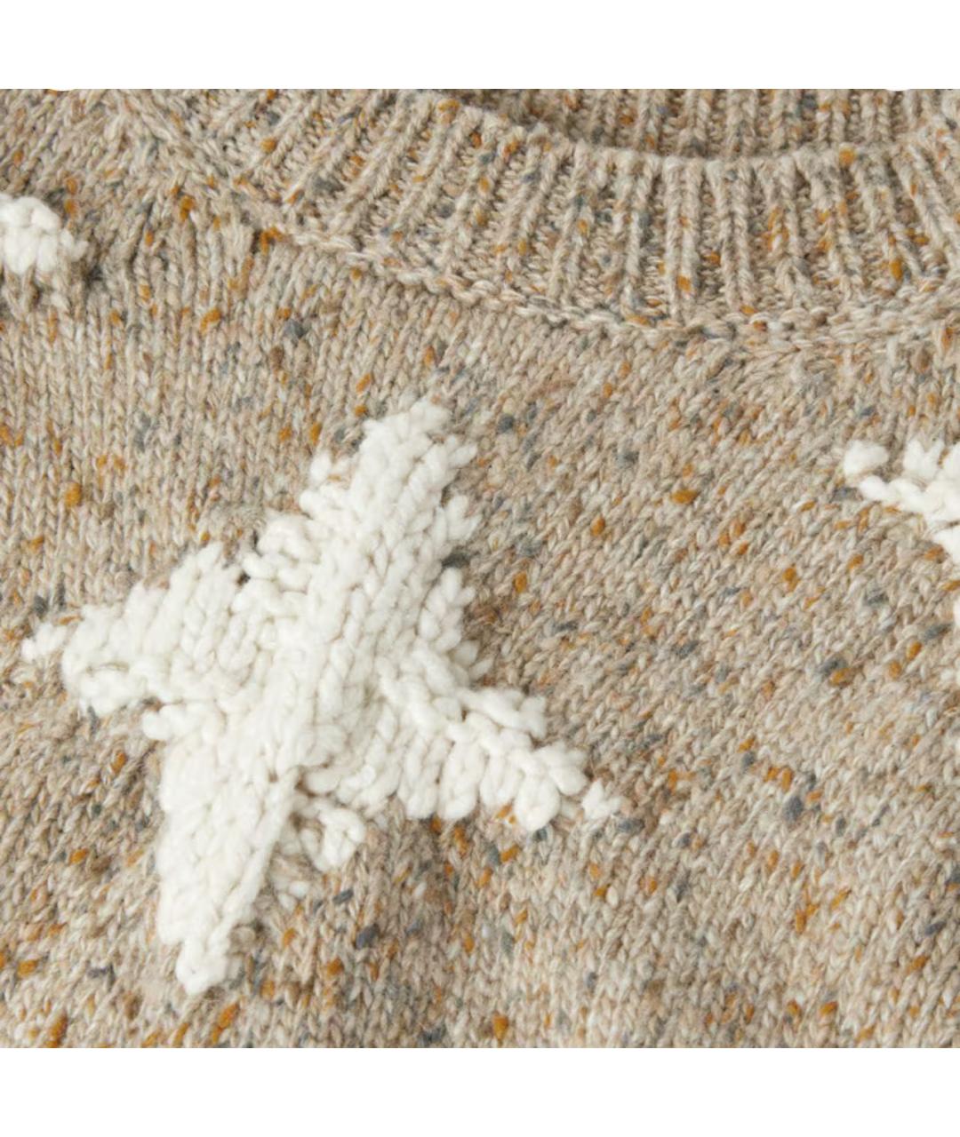 LORO PIANA Бежевый кашемировый джемпер / свитер, фото 3