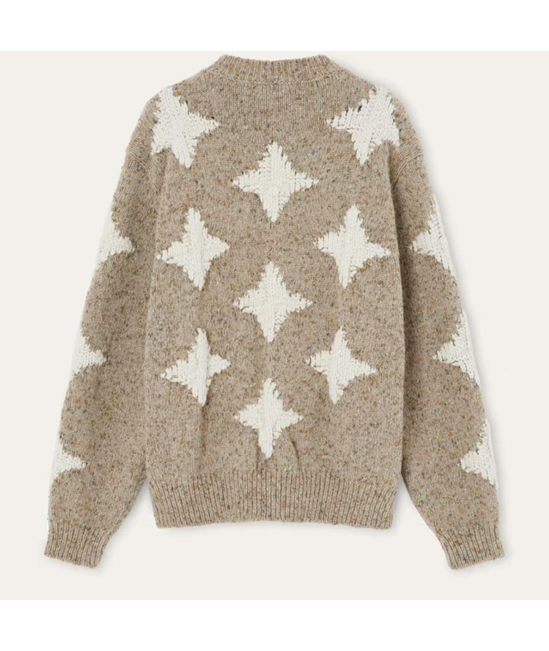 LORO PIANA Бежевый кашемировый джемпер / свитер, фото 2