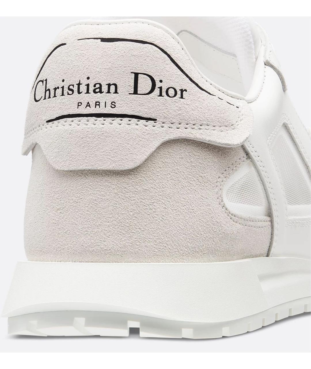 CHRISTIAN DIOR Белые кожаные кроссовки, фото 4