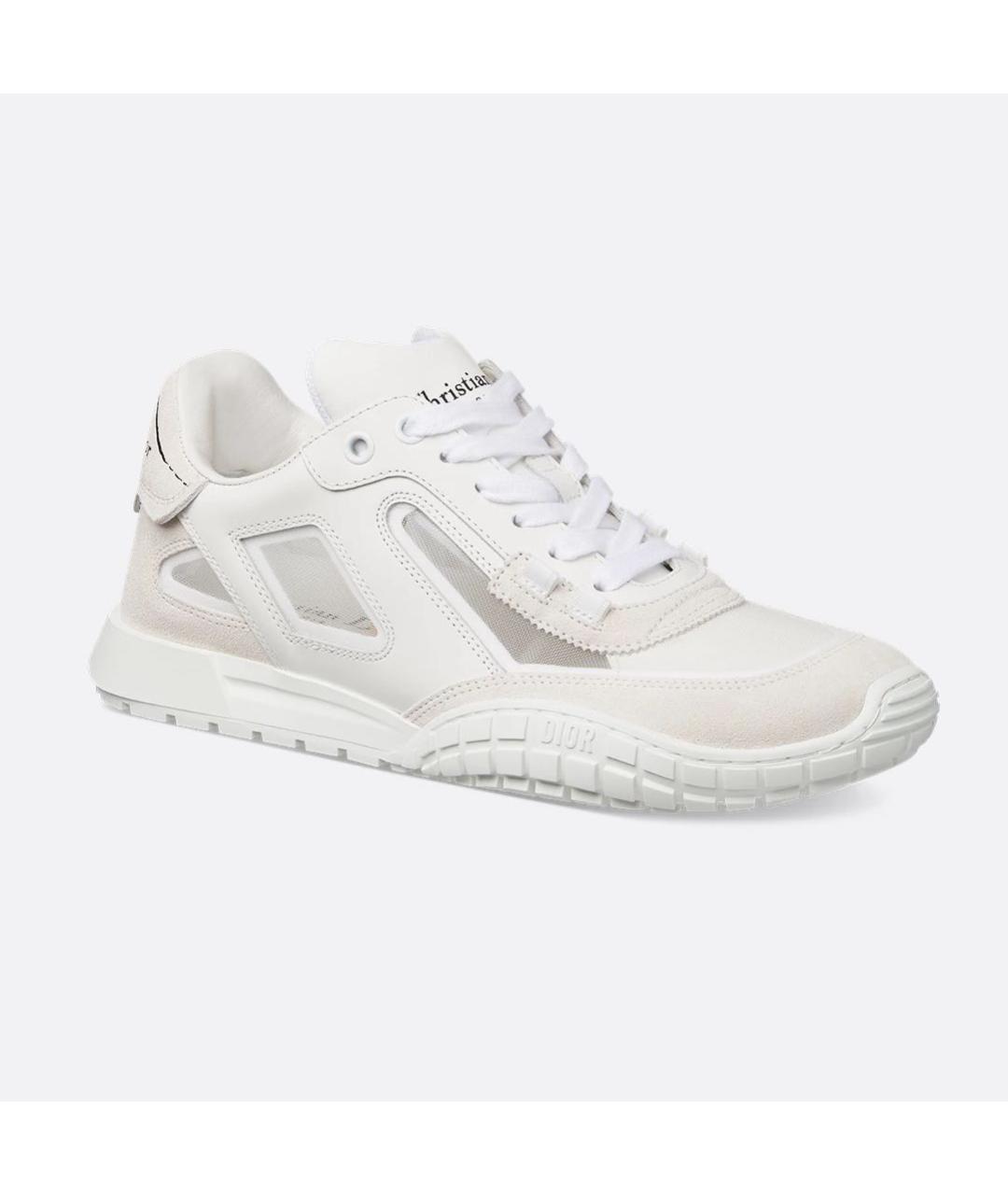 CHRISTIAN DIOR Белые кожаные кроссовки, фото 2