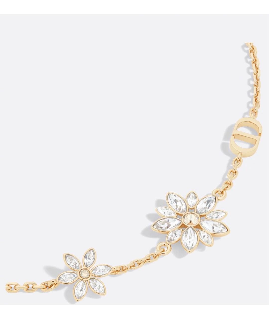 CHRISTIAN DIOR Золотой металлический браслет, фото 3