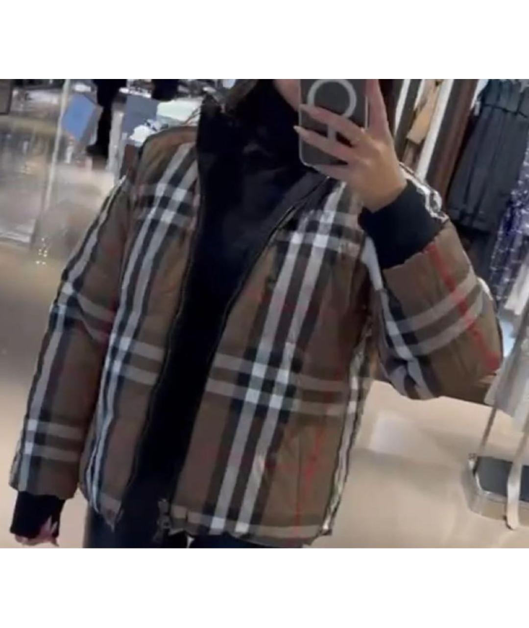 BURBERRY Черный пуховик, фото 4