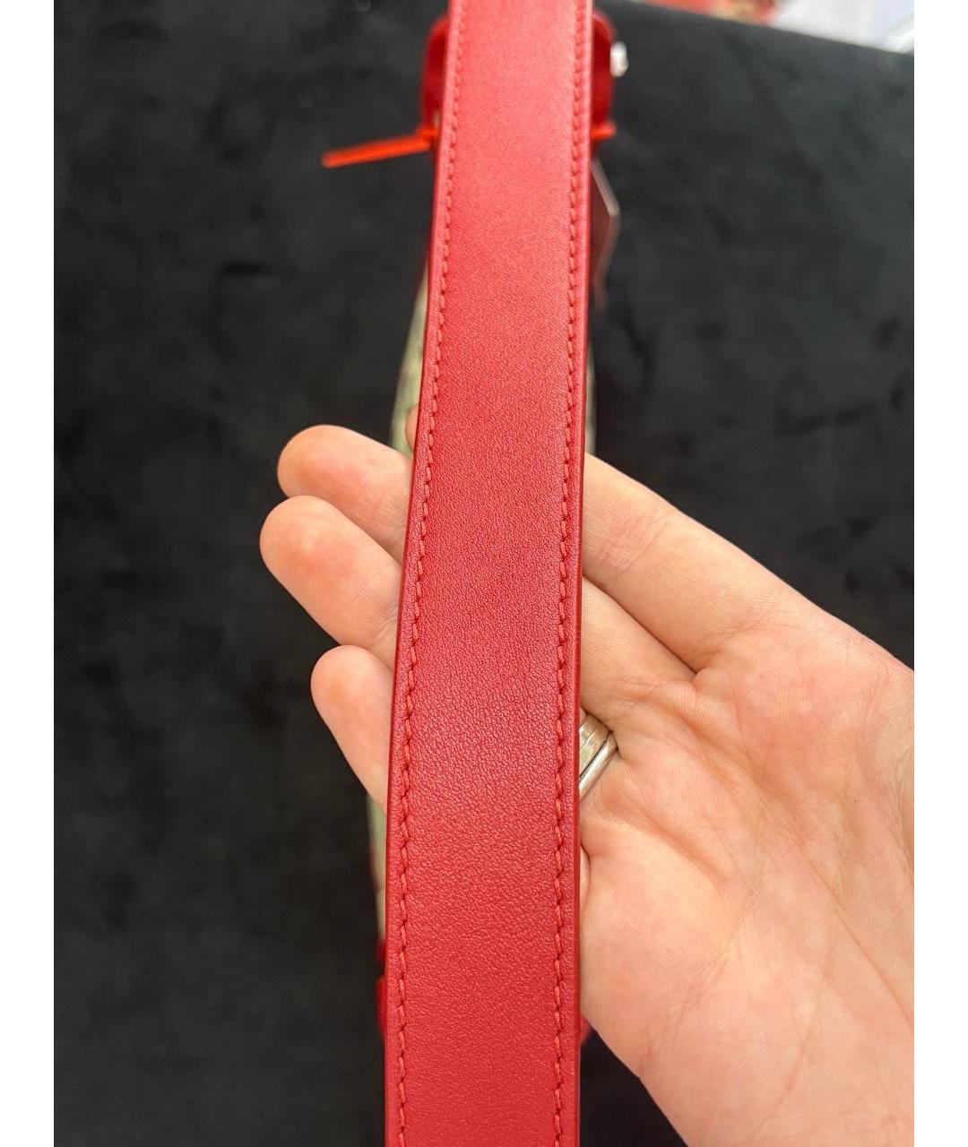 GUCCI Красная сумка с короткими ручками, фото 7