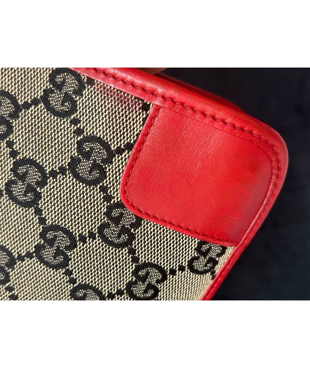 GUCCI Красная сумка с короткими ручками, фото 9