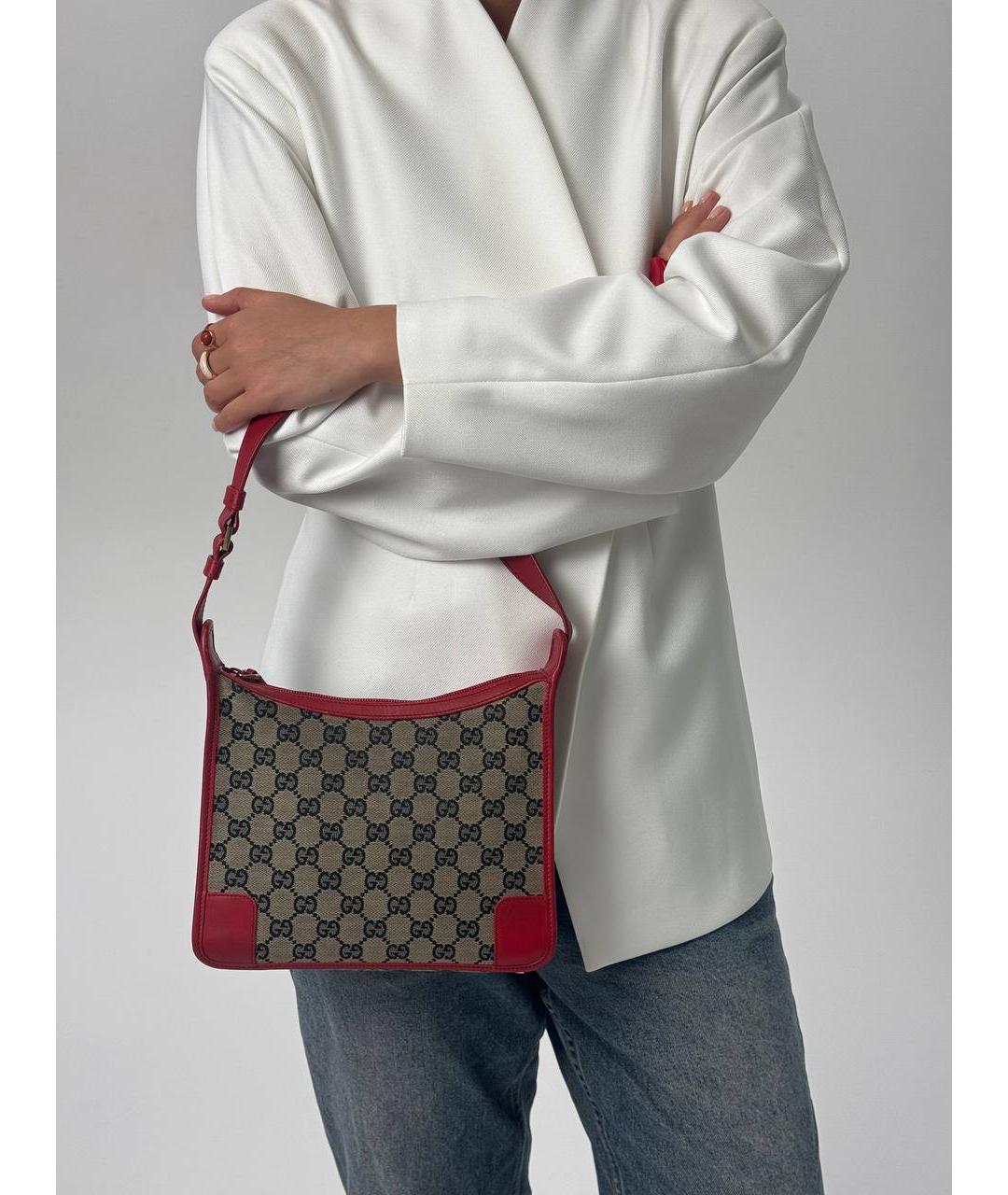 GUCCI Красная сумка с короткими ручками, фото 3