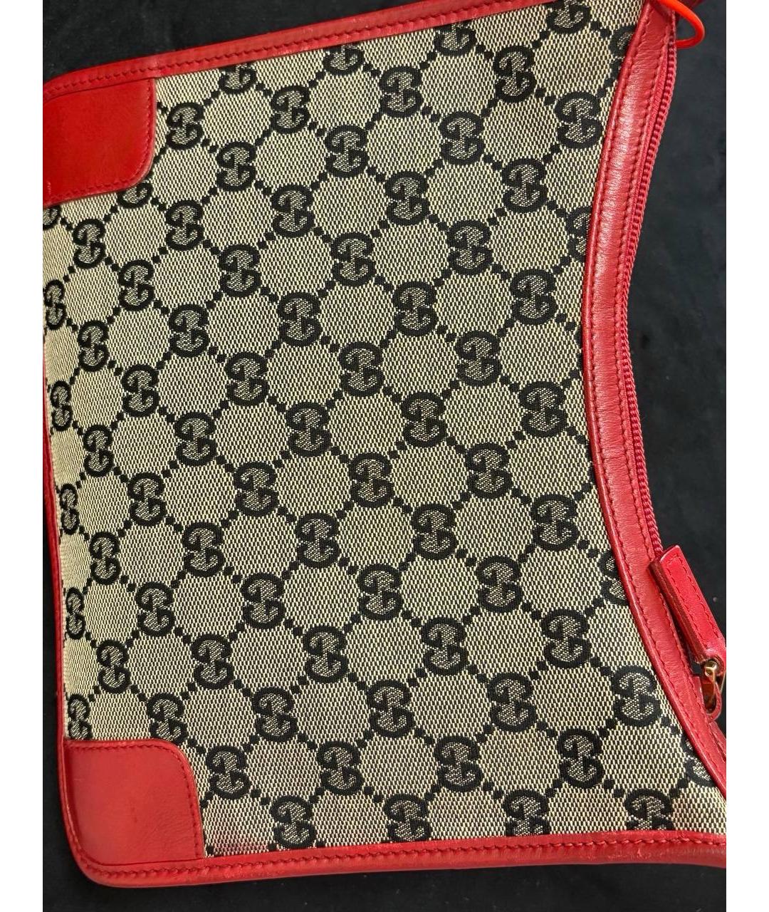 GUCCI Красная сумка с короткими ручками, фото 5