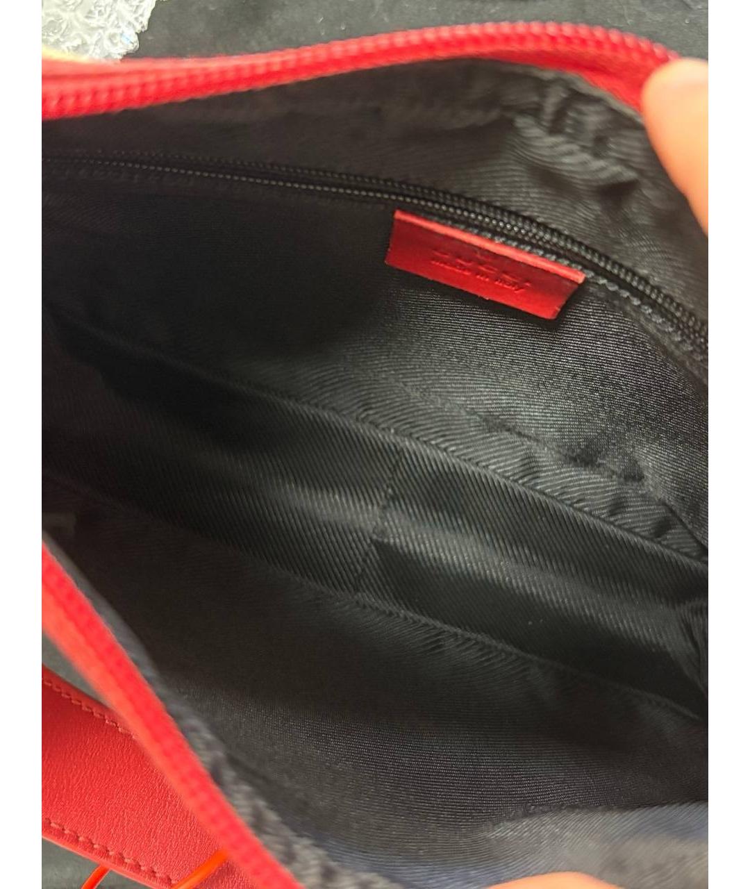 GUCCI Красная сумка с короткими ручками, фото 4