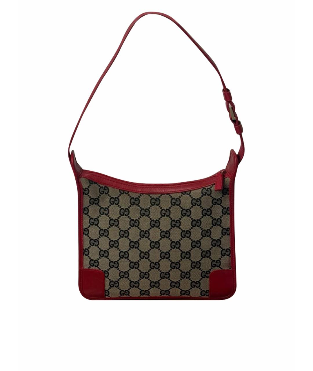 GUCCI Красная сумка с короткими ручками, фото 1