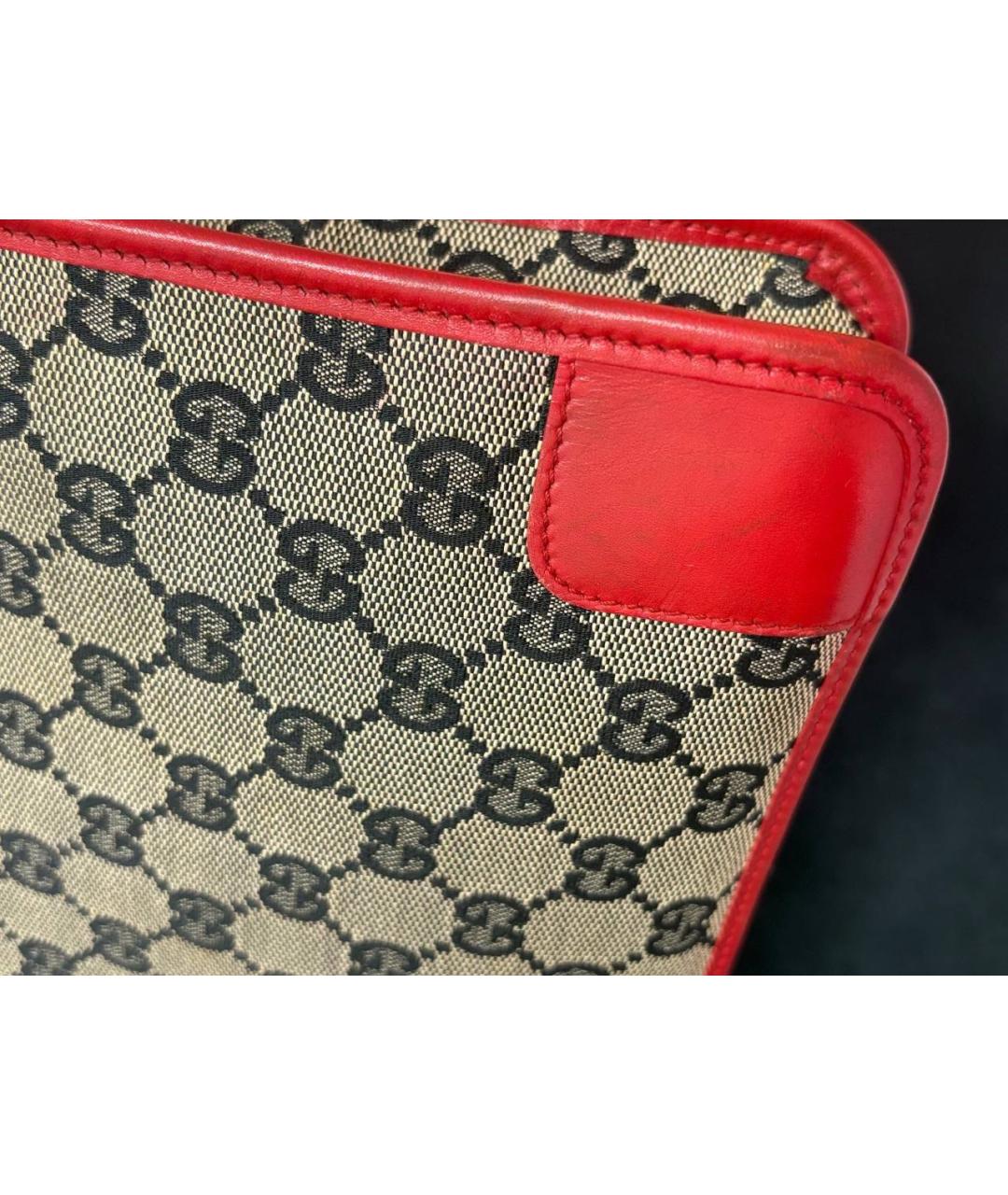GUCCI Красная сумка с короткими ручками, фото 6