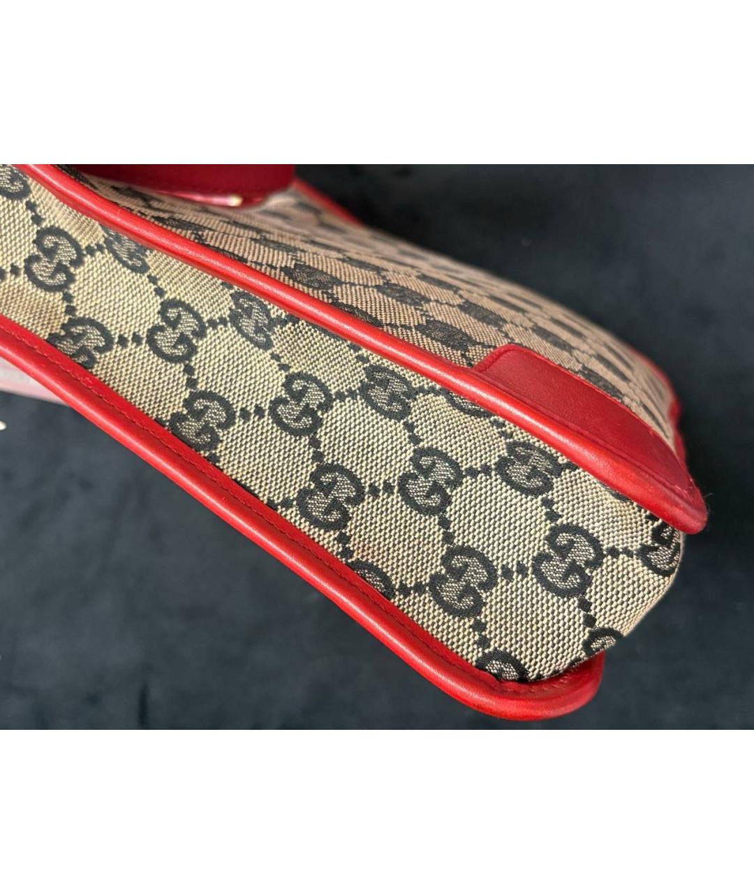 GUCCI Красная сумка с короткими ручками, фото 8