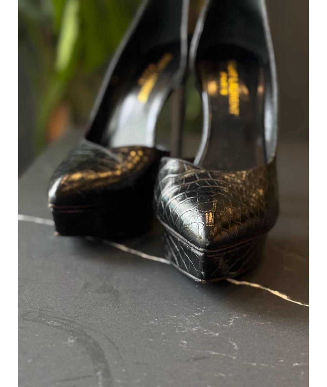 SAINT LAURENT Черные туфли, фото 4