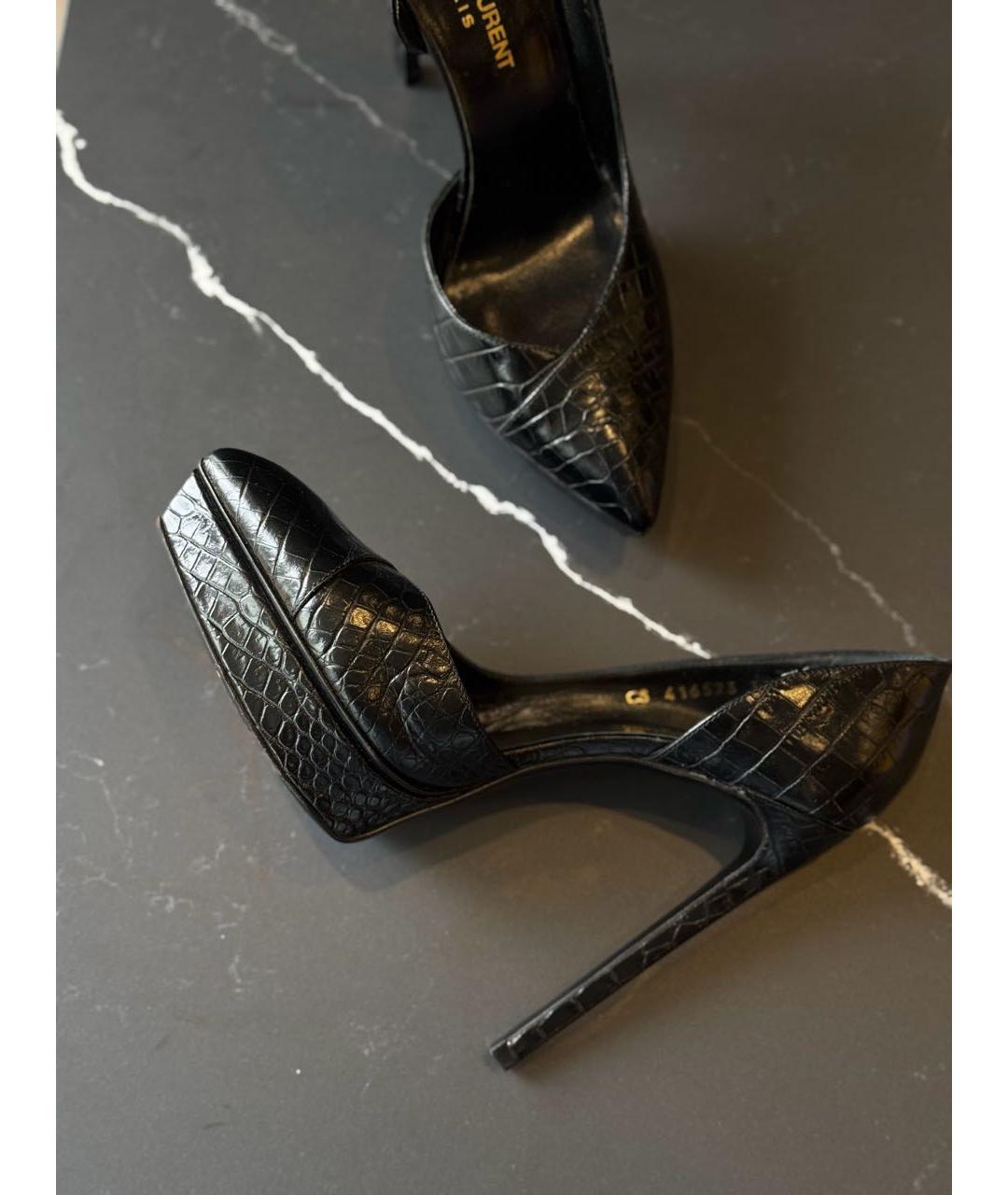 SAINT LAURENT Черные туфли, фото 6