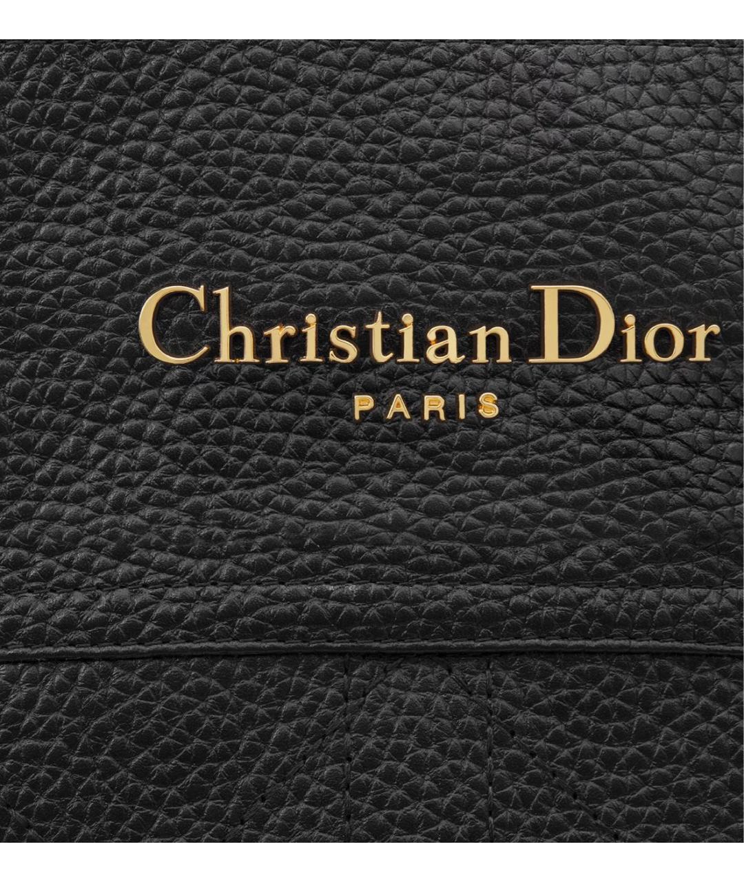 CHRISTIAN DIOR Черные кожаные сапоги, фото 4