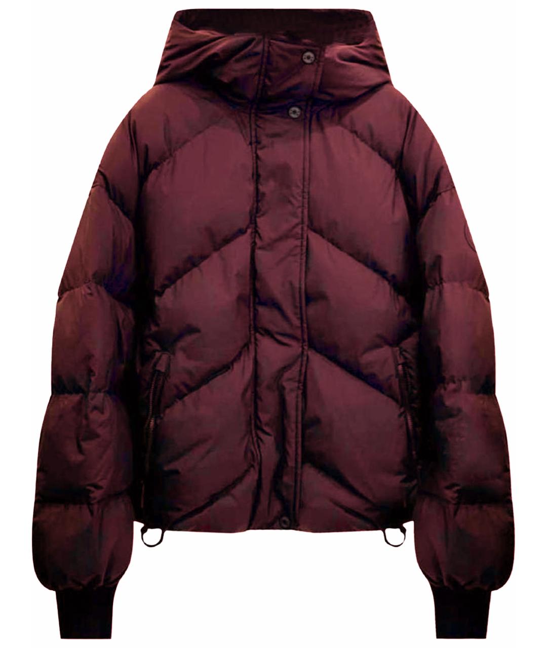 HERMES Бордовый пуховик, фото 1