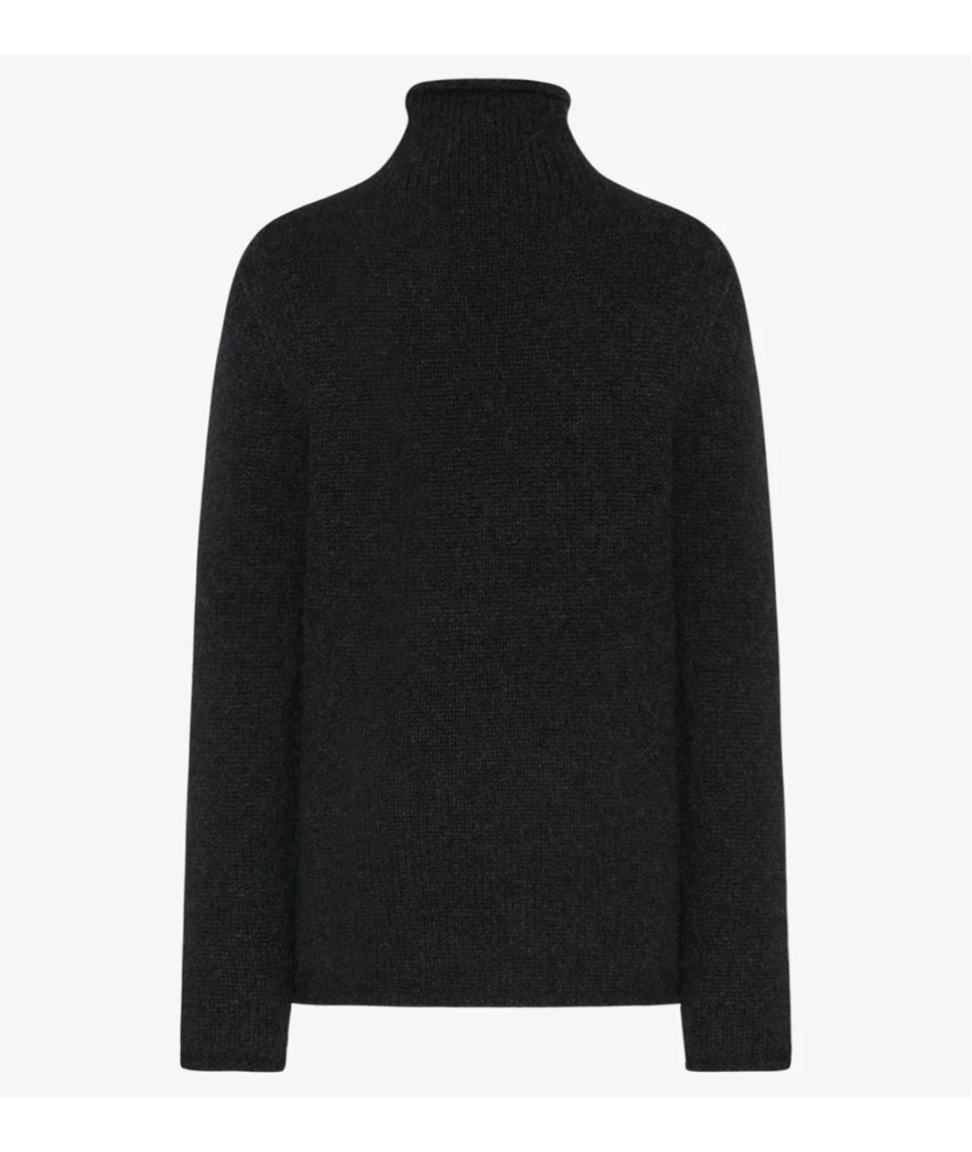 THE ROW Черный кашемировый джемпер / свитер, фото 5