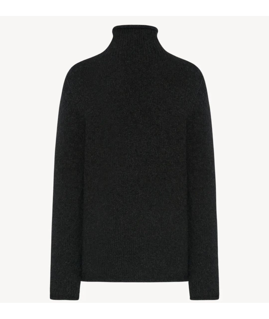 THE ROW Черный кашемировый джемпер / свитер, фото 2