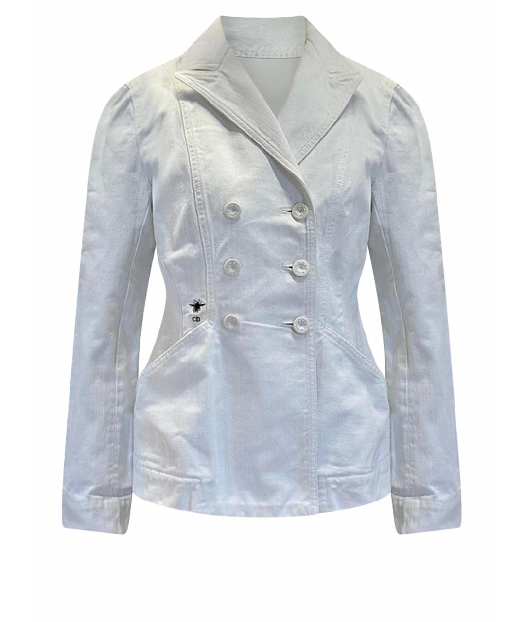 CHRISTIAN DIOR Белый жакет/пиджак, фото 1