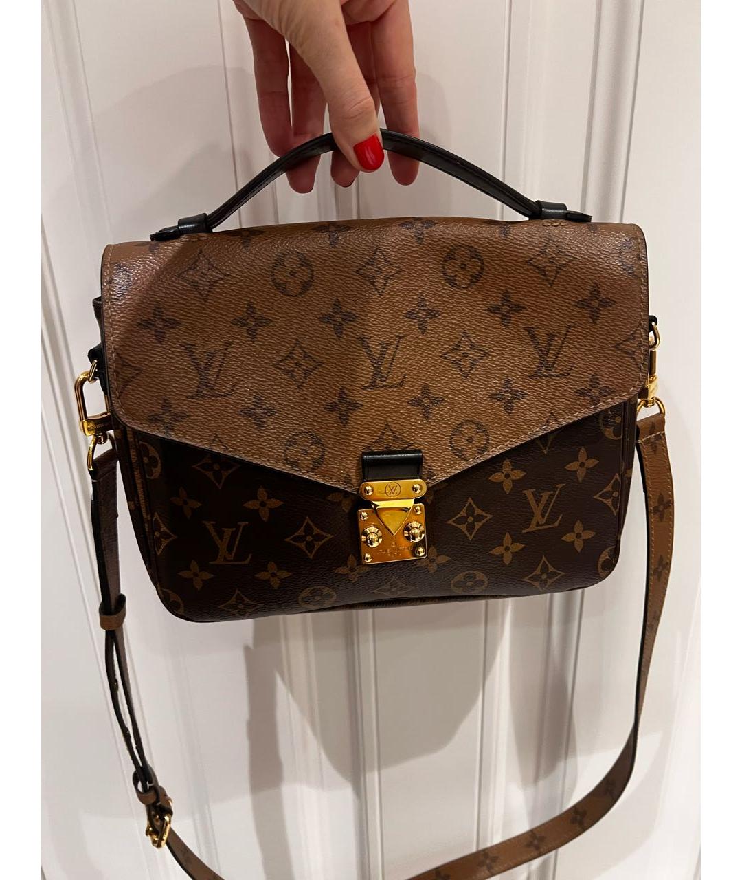 LOUIS VUITTON Коричневая сумка через плечо, фото 6