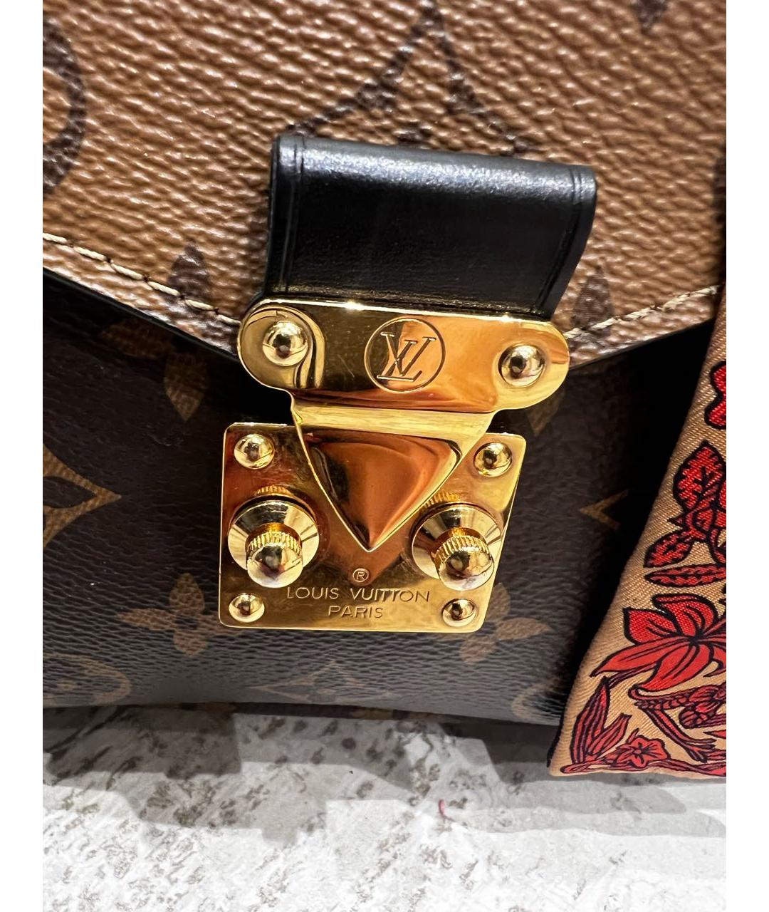 LOUIS VUITTON Коричневая сумка через плечо, фото 3