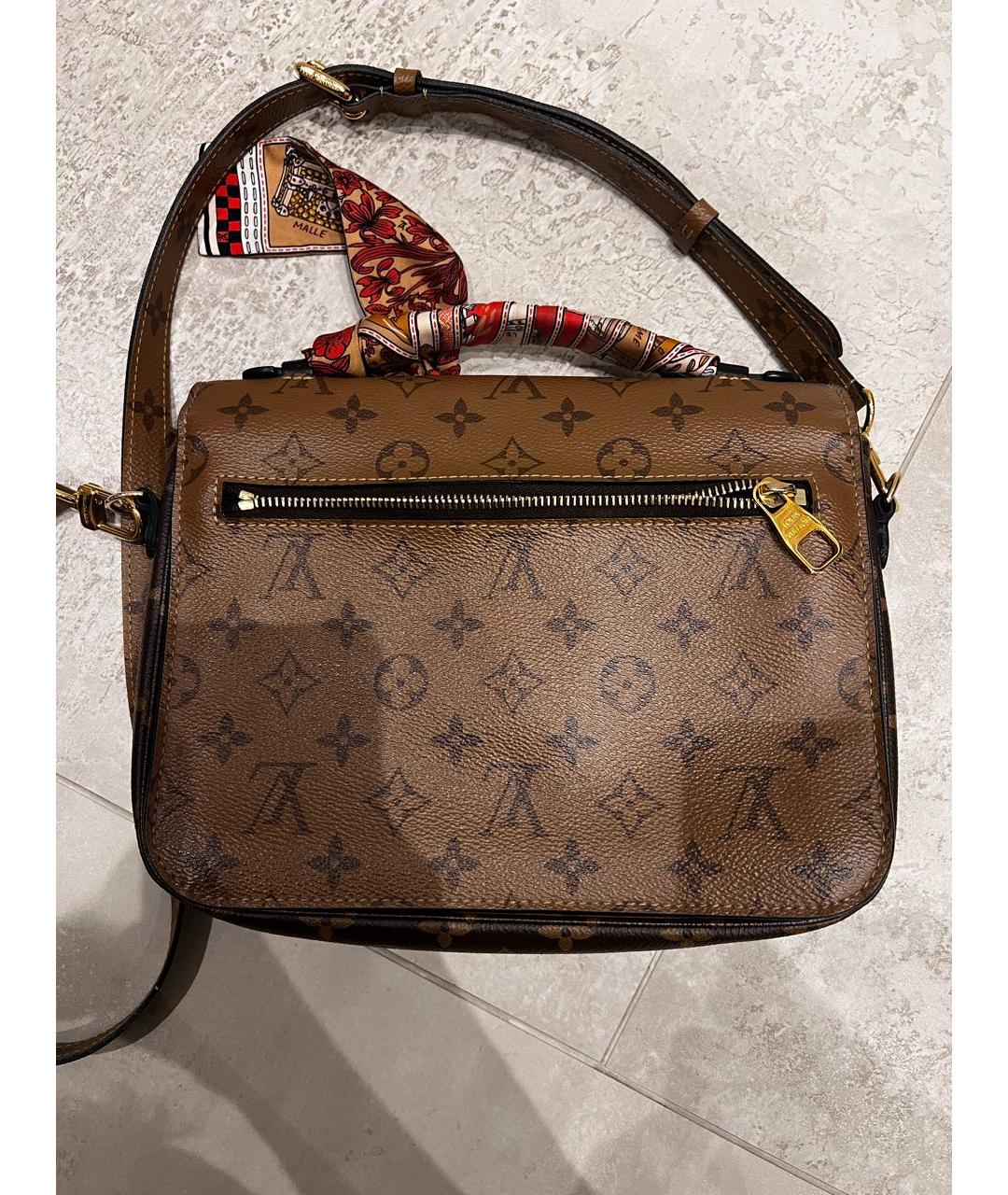 LOUIS VUITTON Коричневая сумка через плечо, фото 4