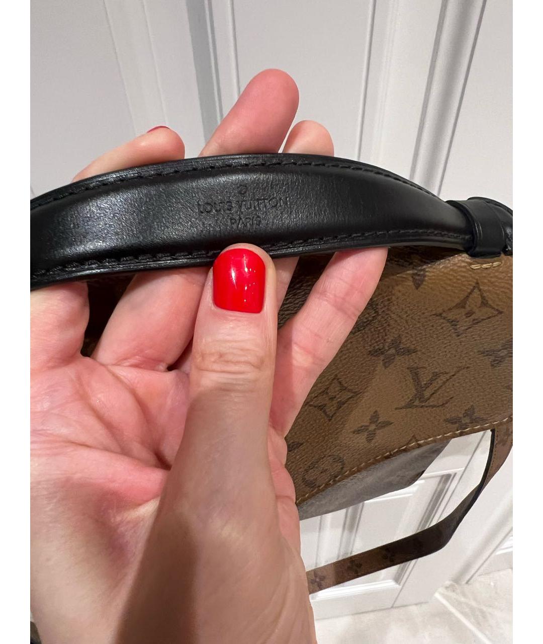 LOUIS VUITTON Коричневая сумка через плечо, фото 8