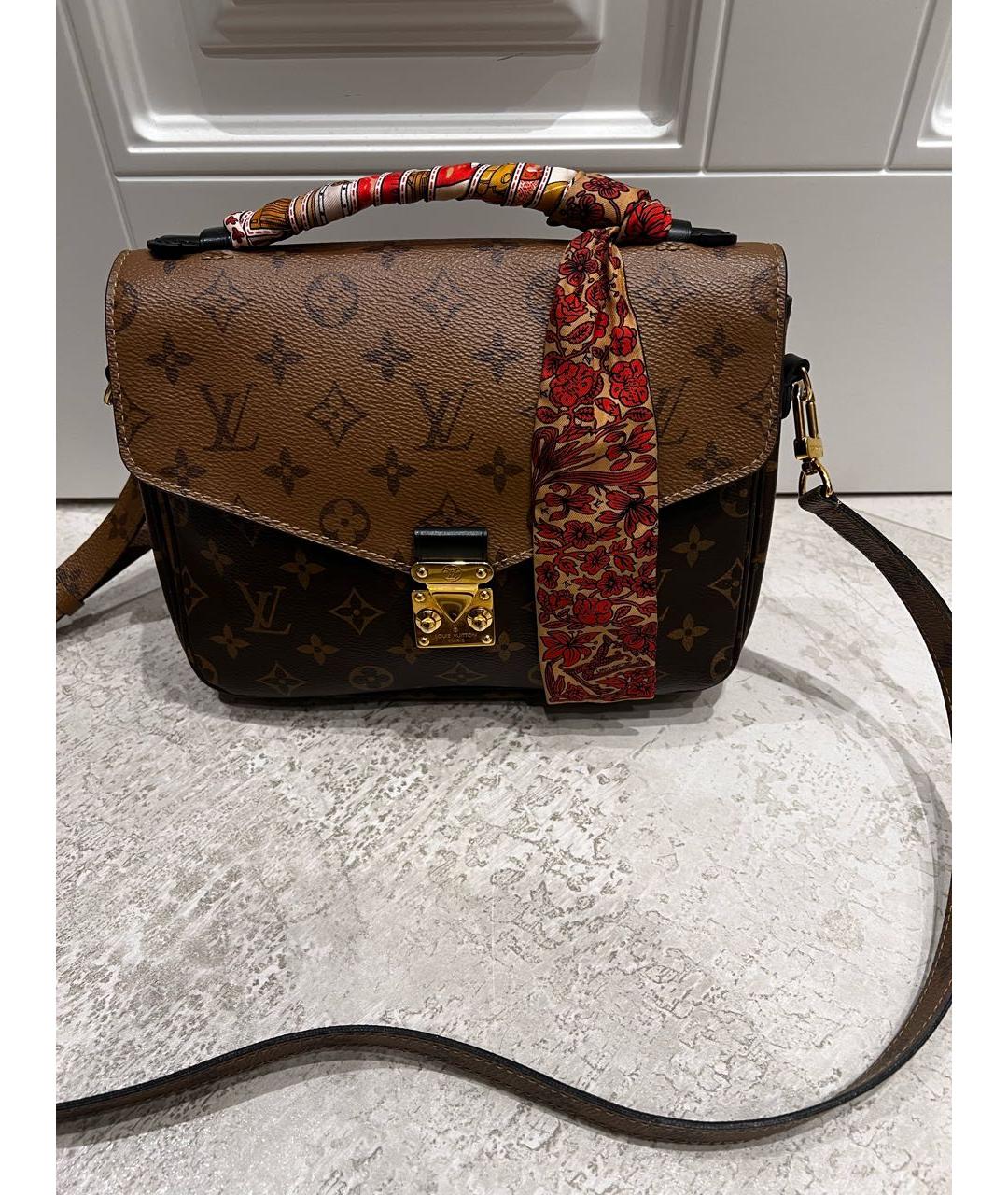 LOUIS VUITTON Коричневая сумка через плечо, фото 9