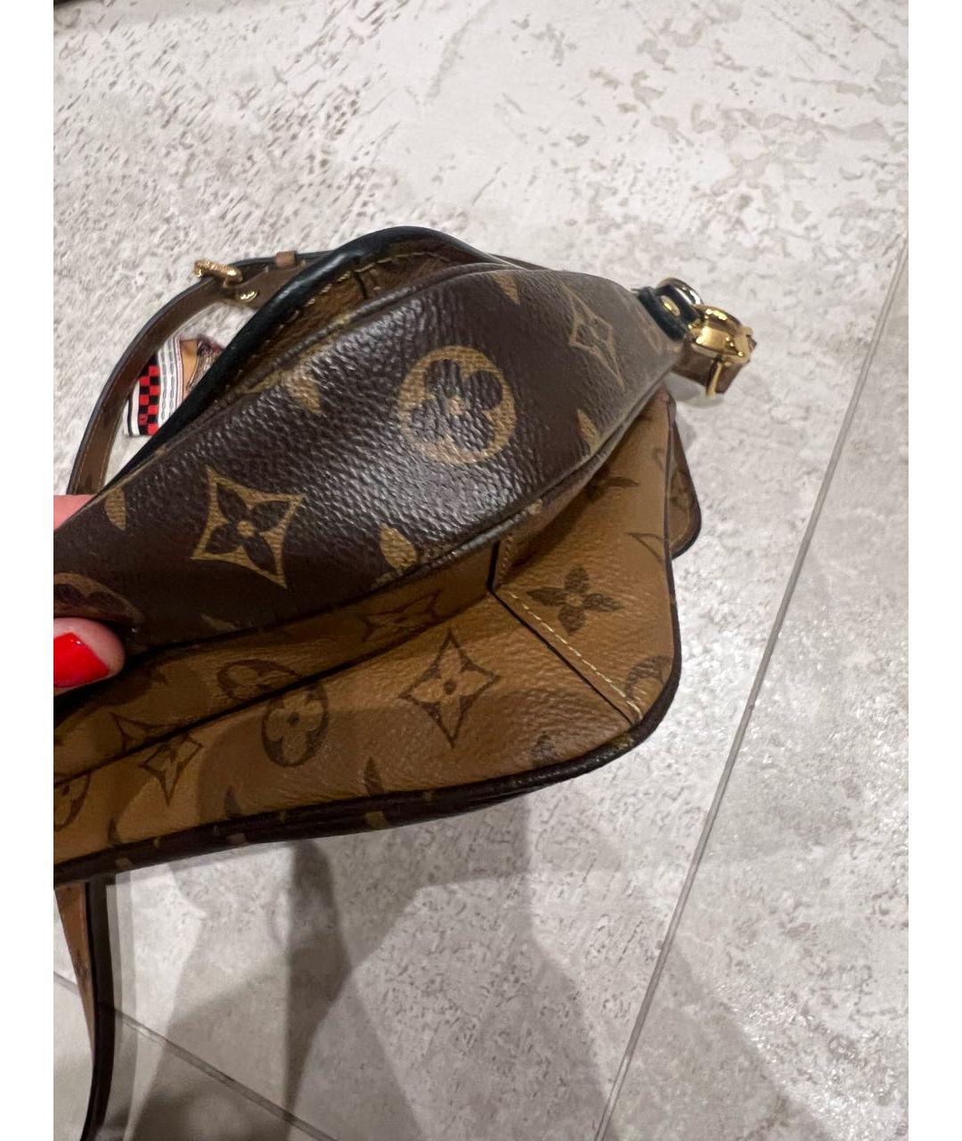 LOUIS VUITTON Коричневая сумка через плечо, фото 5