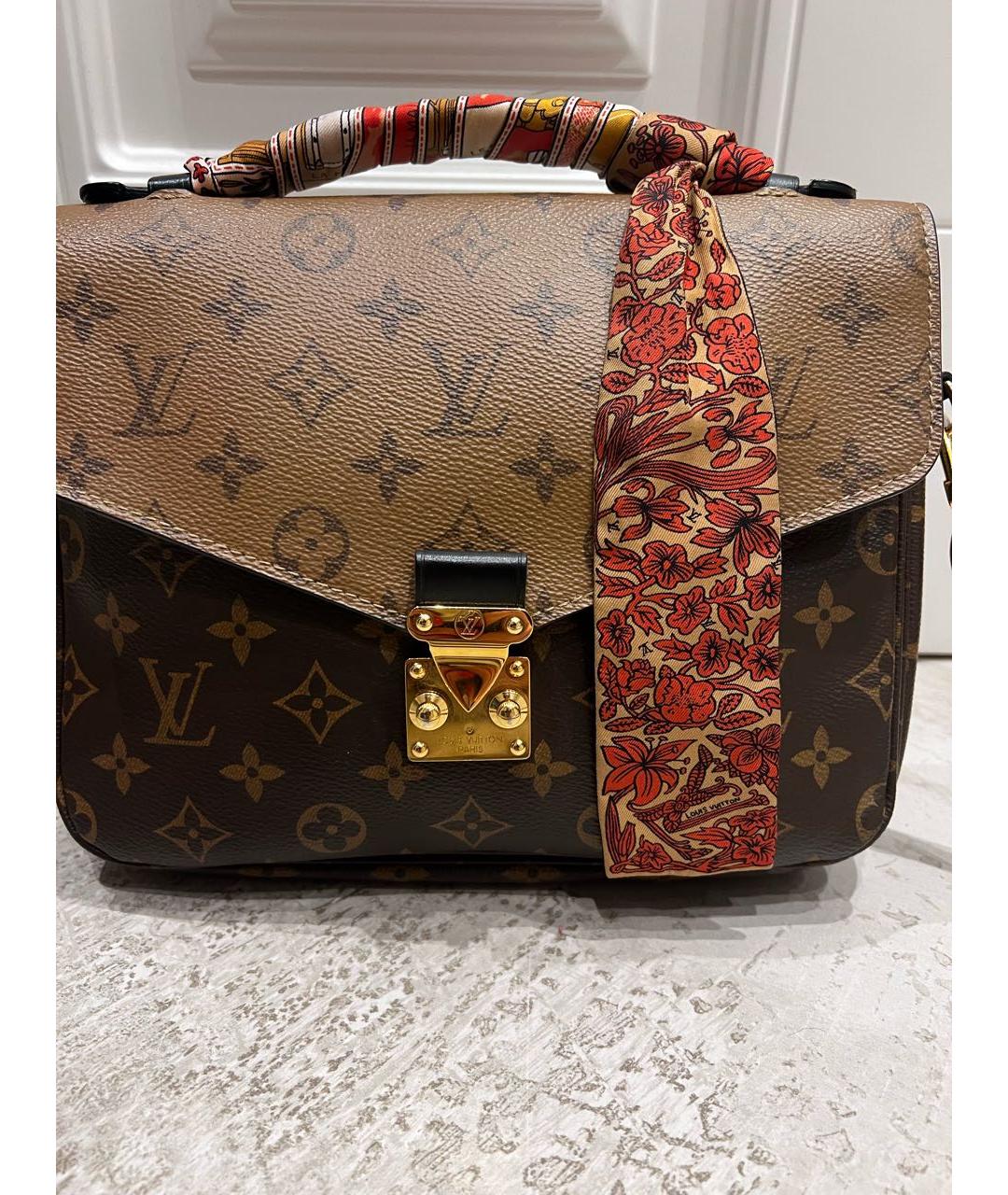LOUIS VUITTON Коричневая сумка через плечо, фото 2
