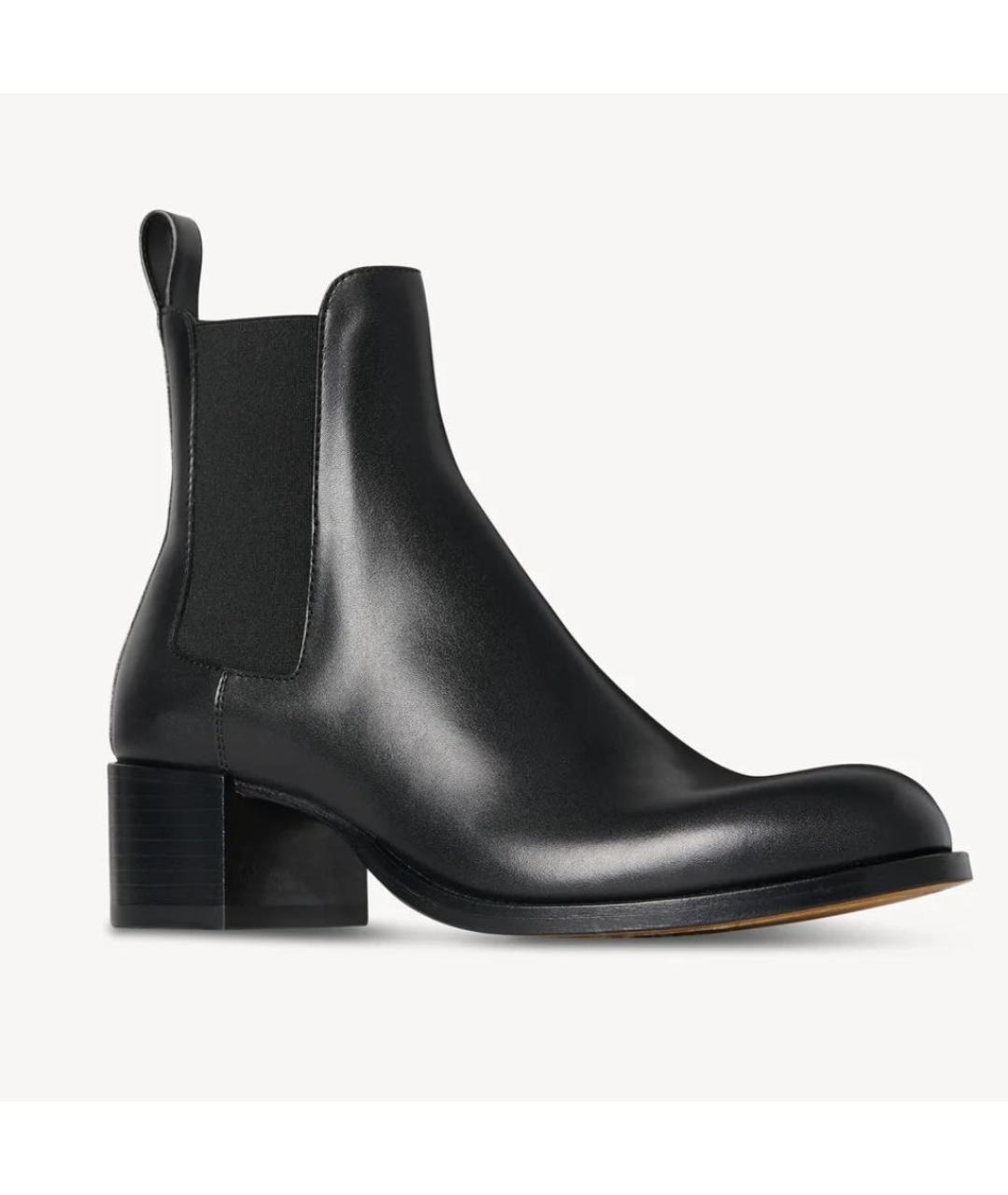 THE ROW Черные кожаные ботинки, фото 4