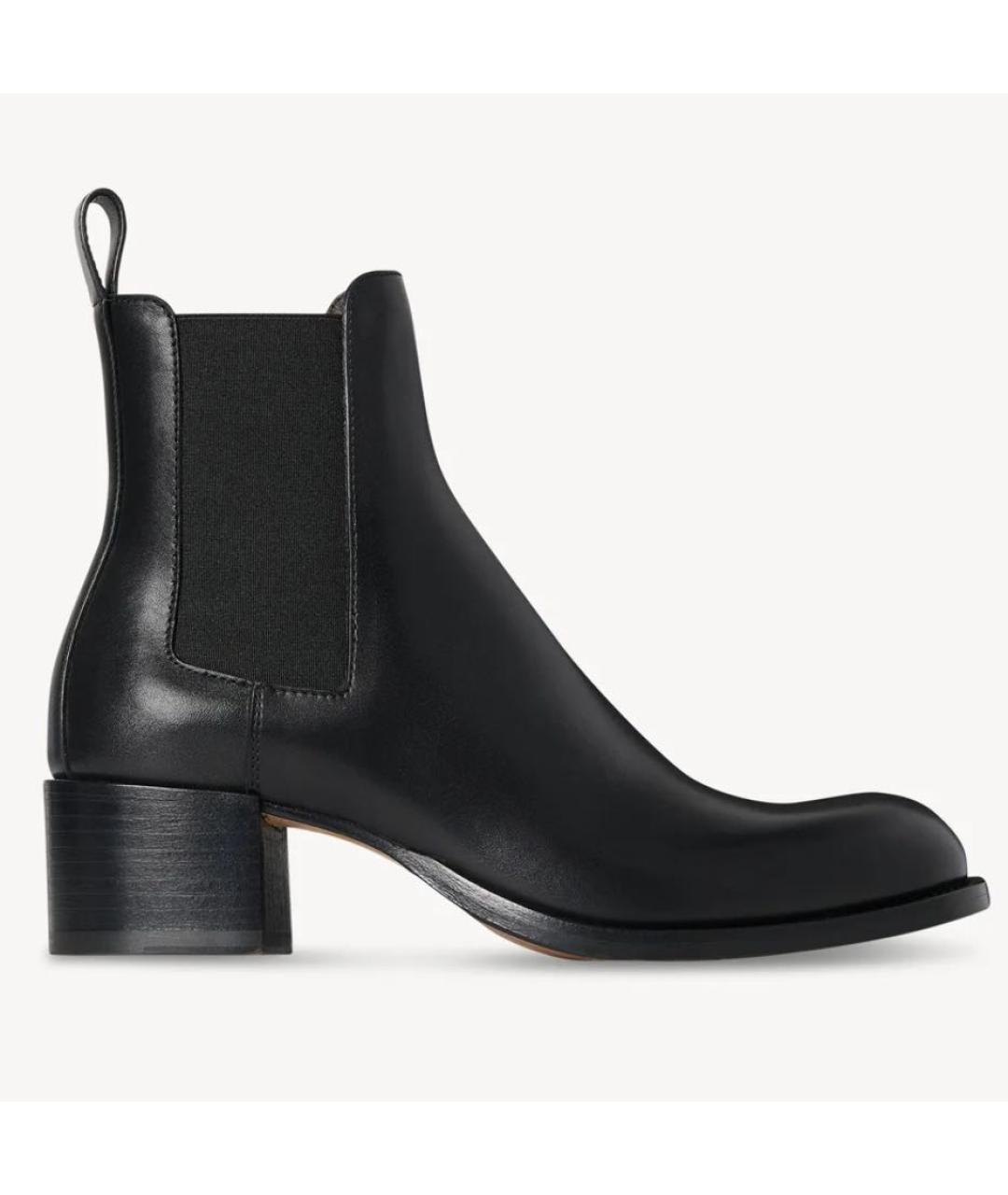 THE ROW Черные кожаные ботинки, фото 5