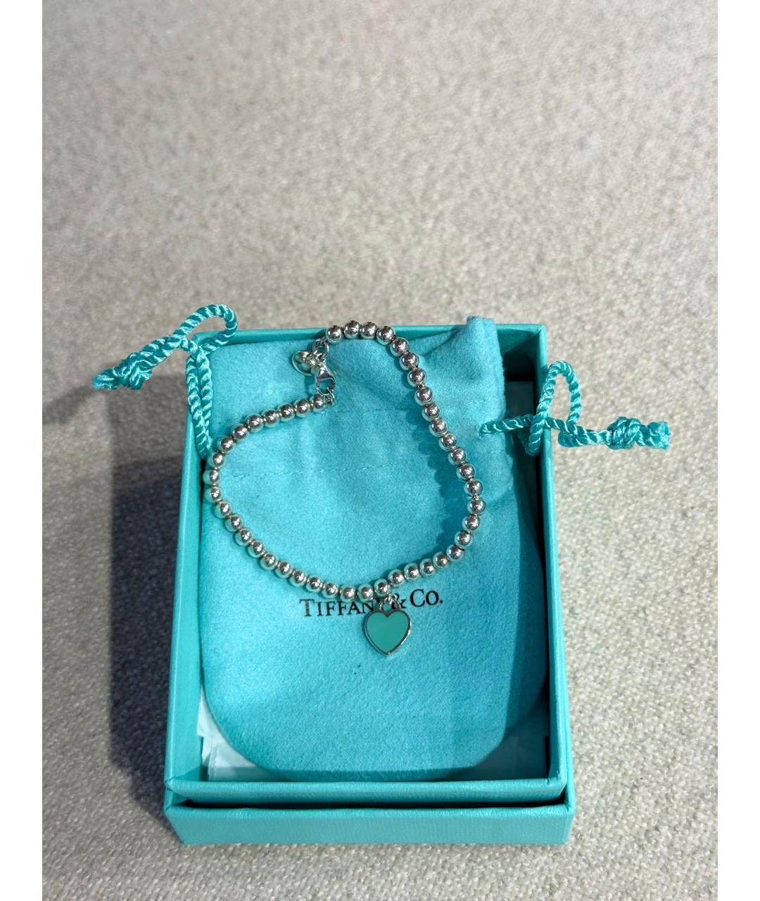 TIFFANY&CO Серебрянный серебряный браслет, фото 2