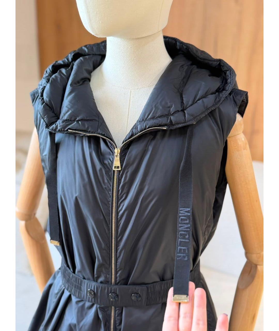 MONCLER Черный жилет, фото 3