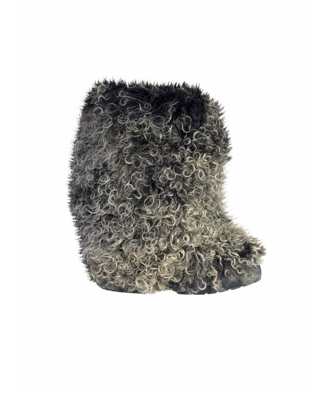 DOLCE&GABBANA Серые ботинки, фото 1