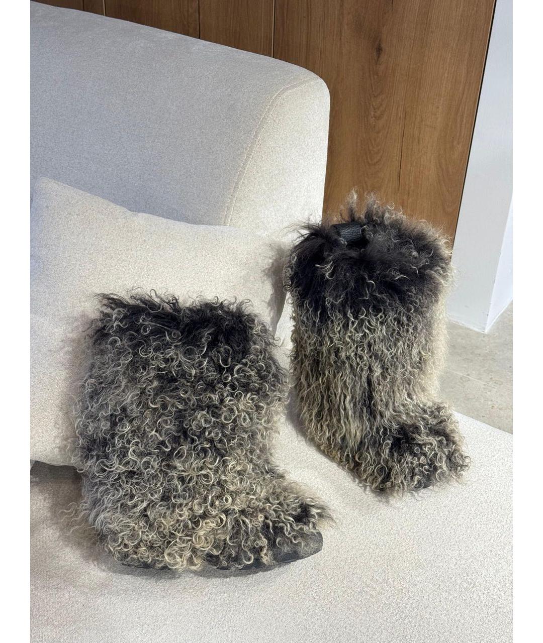 DOLCE&GABBANA Серые ботинки, фото 2