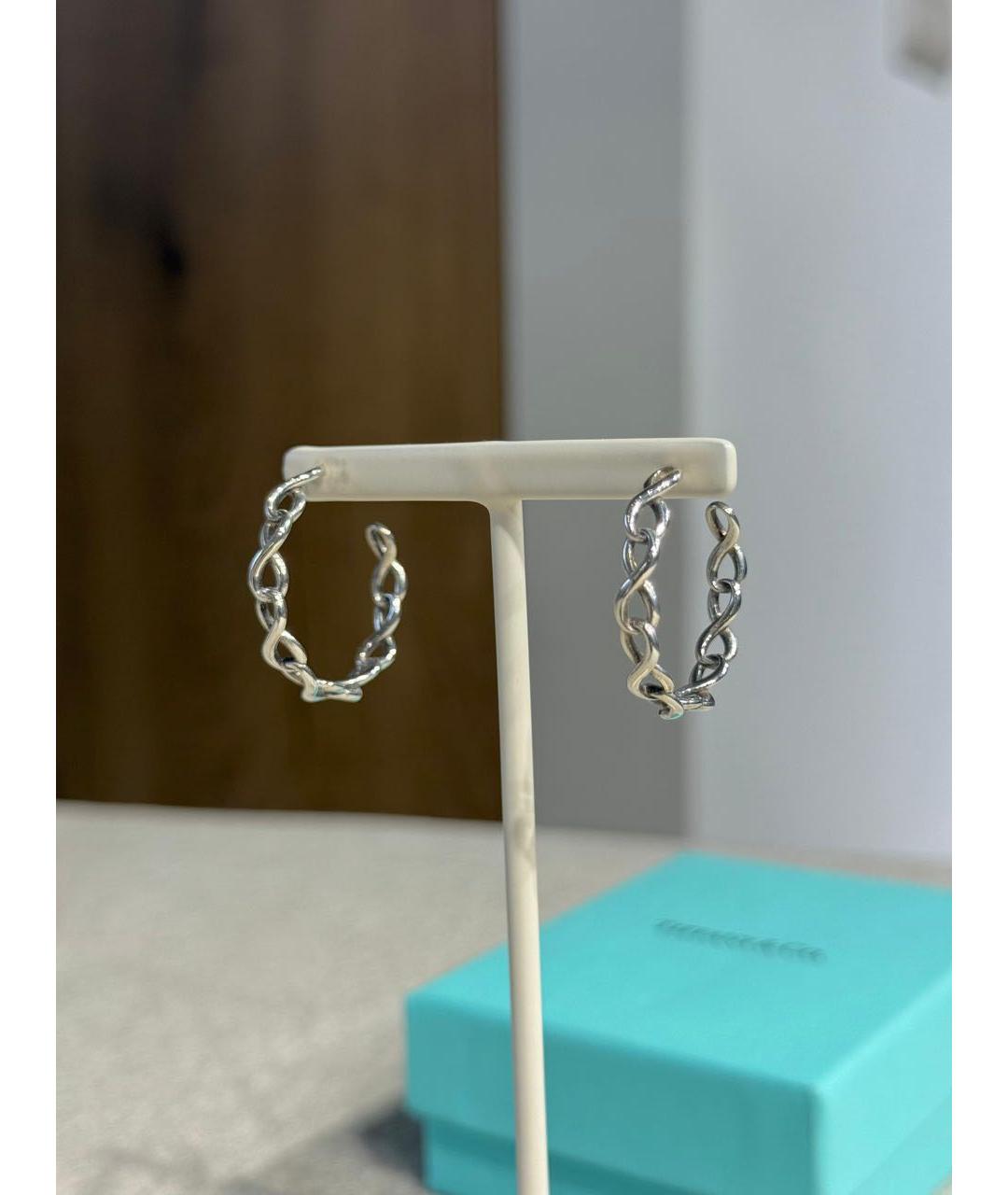 TIFFANY&CO Серебряные серебряные серьги, фото 3