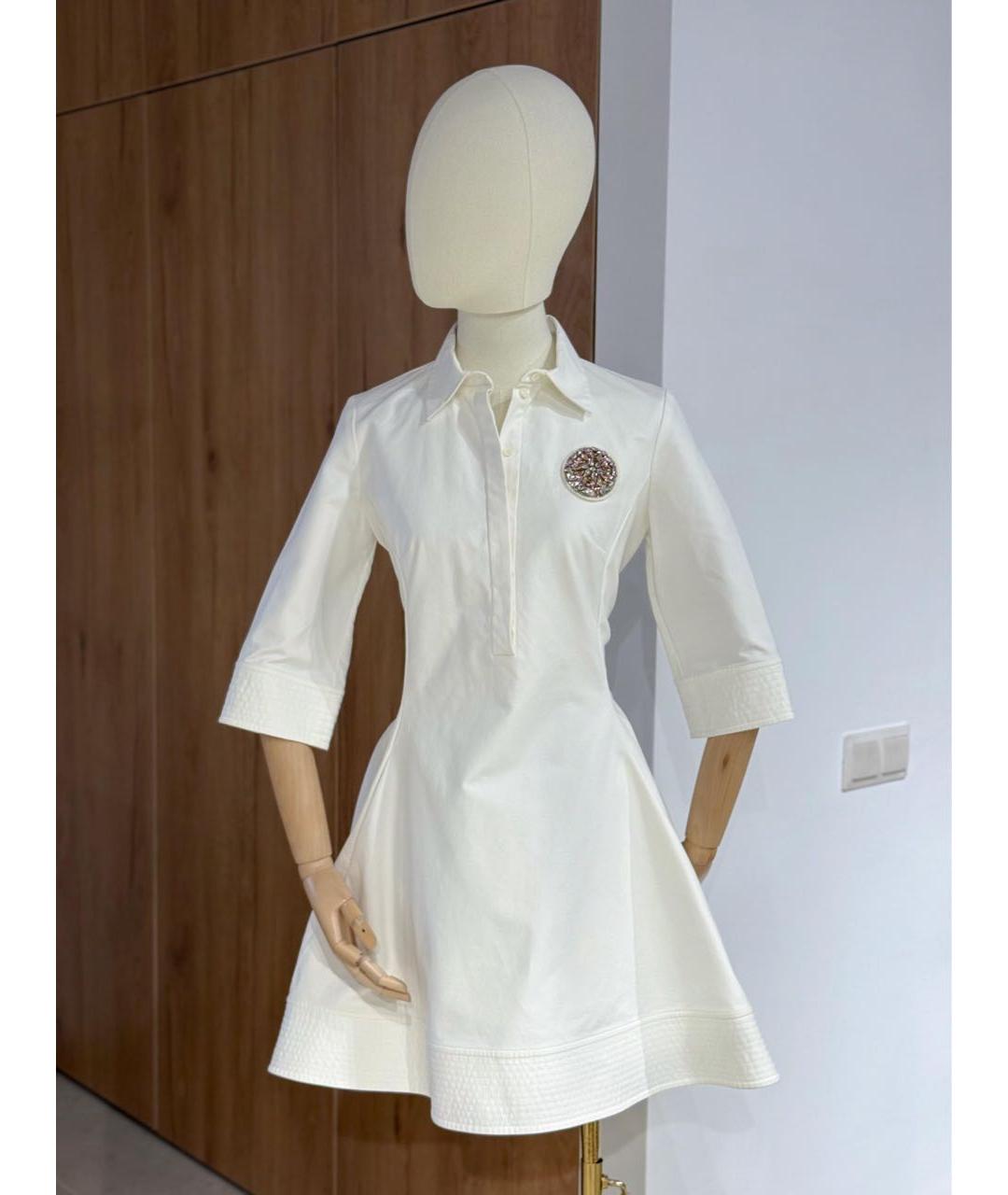 CHRISTIAN DIOR Белое повседневное платье, фото 3