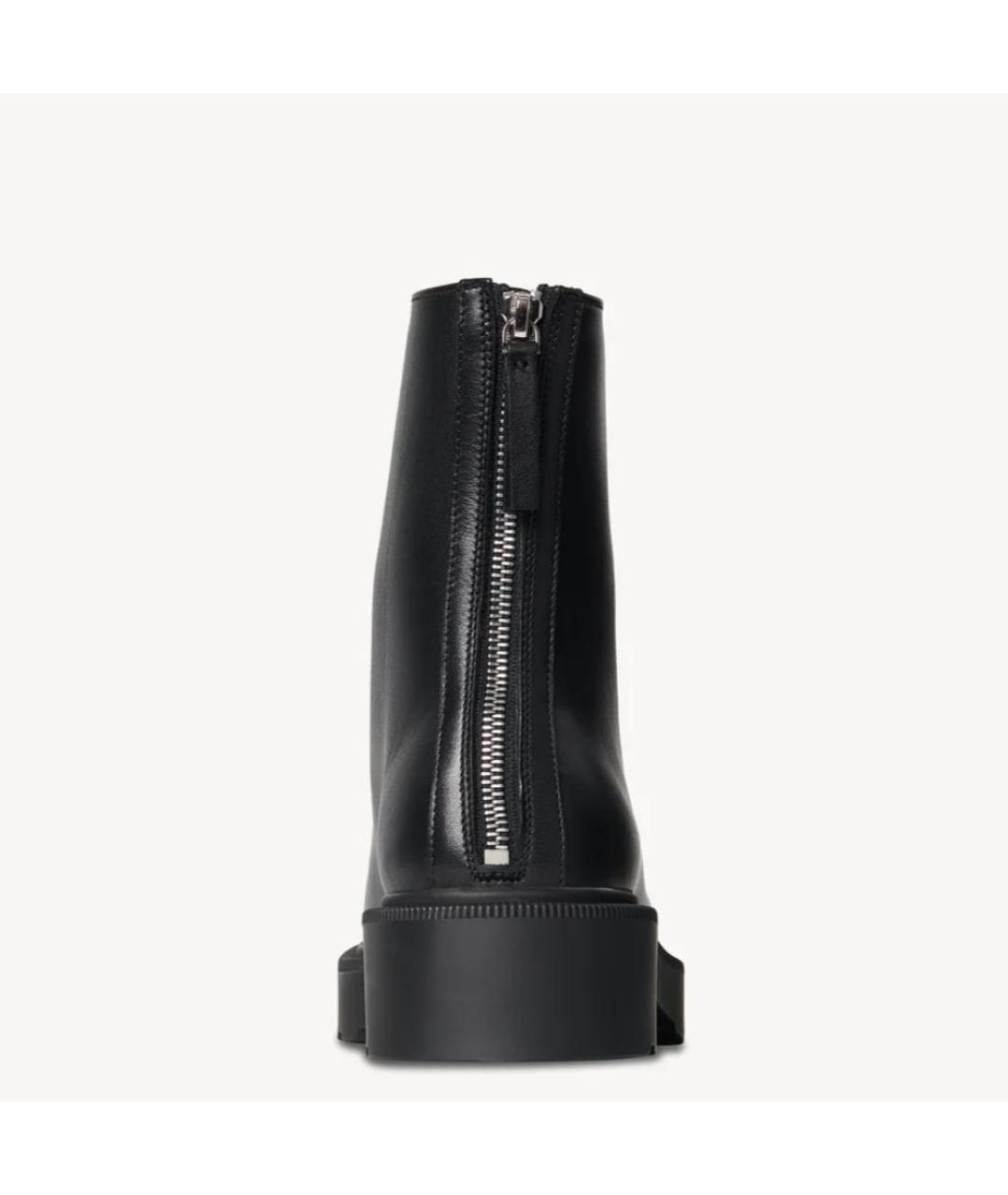 THE ROW Черные кожаные ботинки, фото 3