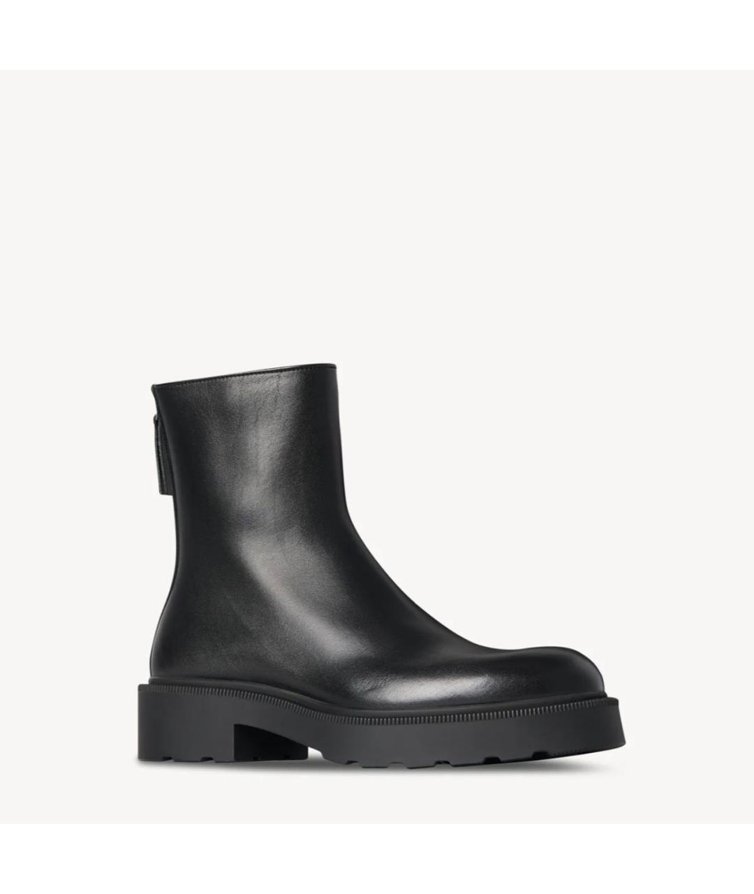 THE ROW Черные кожаные ботинки, фото 4